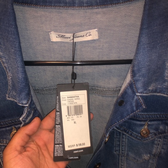 Hand Painted Jean Jacket - Picture 3 of 3